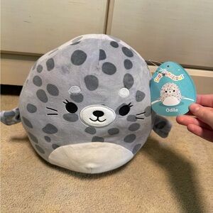 Squishmallow Odile The Gray Spotted Seal 12’’ Sea Plush Stuffed Animal Kellytoy